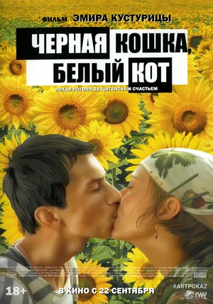 Постер: Черная кошка, белый кот